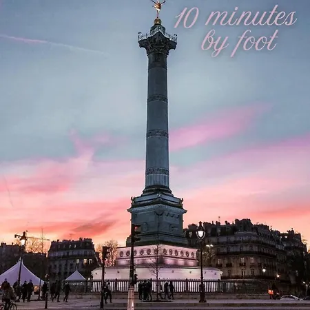 Cosy Flat Bastille & Marais - Wifi Fibre & Netflix *